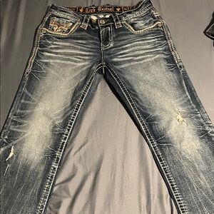 Rock Revival Faded Indigo Jeans